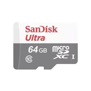 کارت حافظه microSDXC سن دیسک مدل Ultra کلاس 10 استاندارد UHS-I U1 سرعت 100MBps ظرفیت 64 گیگابایت